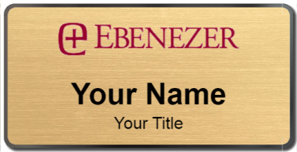 Custom name badges for Ebenezer