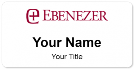 Custom name badges for Ebenezer