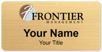 Custom name badges for Frontier Management