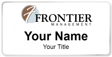 Custom name badges for Frontier Management