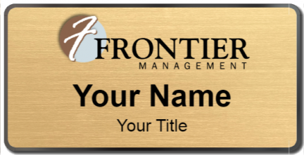 Custom name badges for Frontier Management