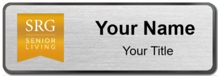 Custom name badges for Senior Resource Group