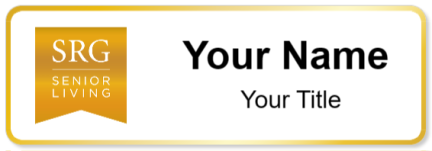 Custom name badges for Senior Resource Group