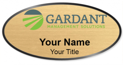 Custom name badges for Gardant Management Solutions