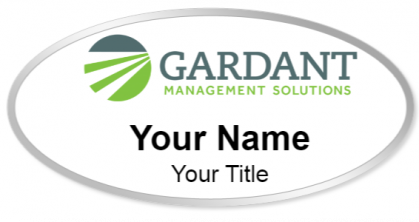 Custom name badges for Gardant Management Solutions