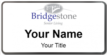 Custom name badges for Bridgestone Senior Living