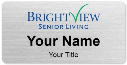 Custom name badges for Brightview Senior Living