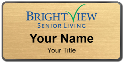 Custom name badges for Brightview Senior Living