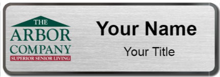 Custom name badges for The Arbor Company