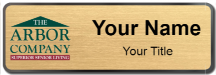 Custom name badges for The Arbor Company