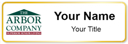 Custom name badges for The Arbor Company