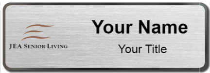Custom name badges for JEA Senior Living