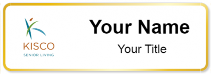 Custom name badges for Kisco Senior Living