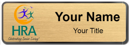 Custom name badges for Harbor Retirement Associates