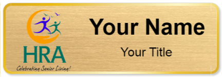 Custom name badges for Harbor Retirement Associates