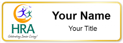 Custom name badges for Harbor Retirement Associates