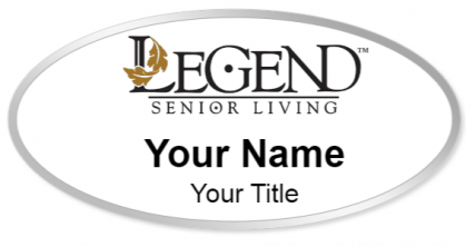 Custom name badges for Legend Senior Living