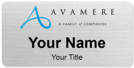 Custom name badges for Avamere Health Services