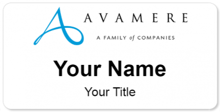Custom name badges for Avamere Health Services