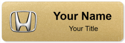 Custom name badges for Honda