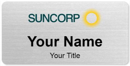 Custom name badges for Suncorp Bank