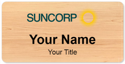Custom name badges for Suncorp Bank