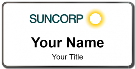 Custom name badges for Suncorp Bank