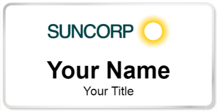 Custom name badges for Suncorp Bank