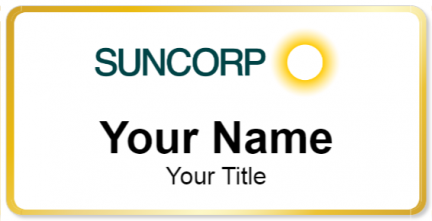 Custom name badges for Suncorp Bank