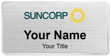 Custom name badges for Suncorp Bank