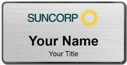 Custom name badges for Suncorp Bank