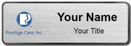 Custom name badges for Prestige Care