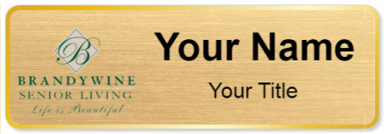 Custom name badges for Brandywine Living