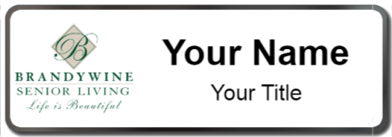 Custom name badges for Brandywine Living