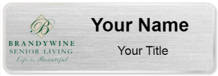 Custom name badges for Brandywine Living