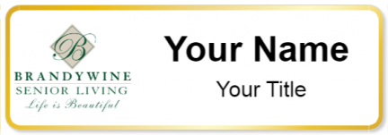 Custom name badges for Brandywine Living