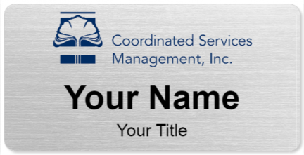 Custom name badges for Coordinated Services Management