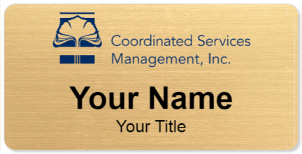 Custom name badges for Coordinated Services Management