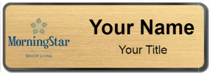 Custom name badges for MorningStar Senior Living