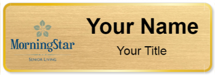 Custom name badges for MorningStar Senior Living