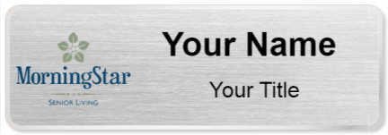 Custom name badges for MorningStar Senior Living