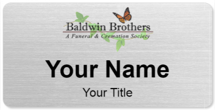 Custom name badges for Baldwin Brothers Funeral & Cremation