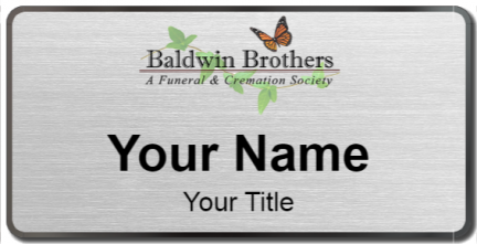 Custom name badges for Baldwin Brothers Funeral & Cremation