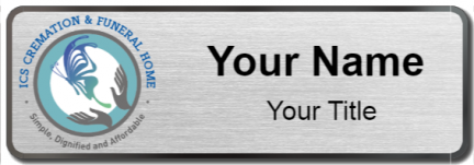 Custom name badges for ICS Cremation & Funeral Home