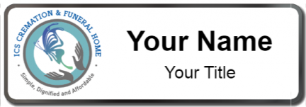 Custom name badges for ICS Cremation & Funeral Home