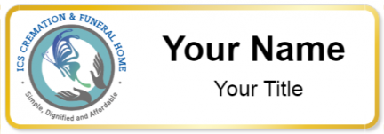 Custom name badges for ICS Cremation & Funeral Home