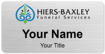 Custom name badges for HiersBaxley Funeral Services