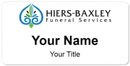 Custom name badges for HiersBaxley Funeral Services