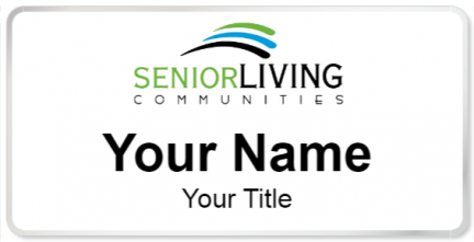 Custom name badges for Senior Living Communities