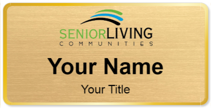 Custom name badges for Senior Living Communities